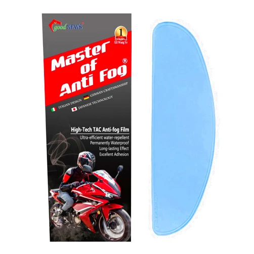 XII WANG YE XII WY Universal Motorcycle Full Face Helmet Shield Anti Fog Film Polarized Blue Visor Lens Insert Fog Resistant Waterproof Sticker