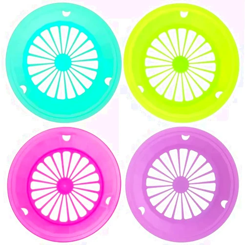 Show-Offs Bright Color Paper Plate Holders - 8 Count