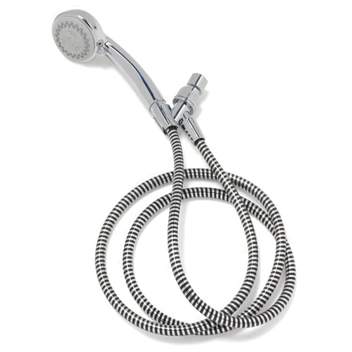 Medline Deluxe Handheld Showerhead with 3 Massage Functions and 7-Foot Long Hose, Chrome Finish, High Pressure, Adjustable Spray - Ideal for Medical Patients, Hospitals, Nursing Homes - 1 Each