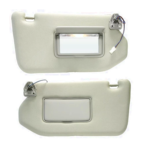 A ABIGAIL Left Driver Side & Right Passenger Side Sun Visor Replacement for 2013 2014 2015 2016 2017 2018 Nissan Pathfinder and 2014-2017 Infiniti QX60 (Beige)