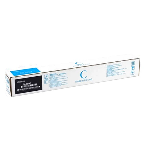 Copystar Kyocera 1T02NDCCS0 Model TK-8519C Cyan Toner Cartridge For use with Kyocera/Copystar CS-5052ci, CS-6052ci, TASKalfa 5052ci and 6052ci Color Multifunctional Printers