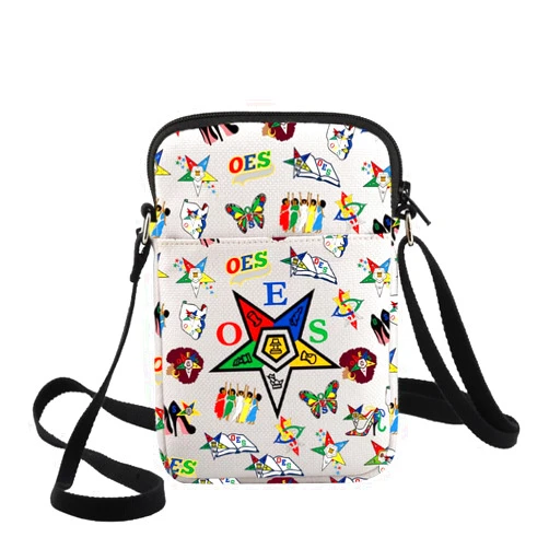 G2TUP Order of The Eastern Star Crossbody Bag - OES Sorority Gift, Sisterhood Shoulder Bag - OES Paraphernalia Merch