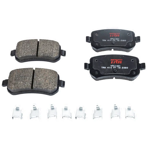 Surestop Rear Brake Pad Set 2-Wheel Set Compatible with 2008-2012 Dodge Grand Caravan, 2009-2013 Journey, Fits 2004-2007 Ford Freestar & 2008-2009 Taurus