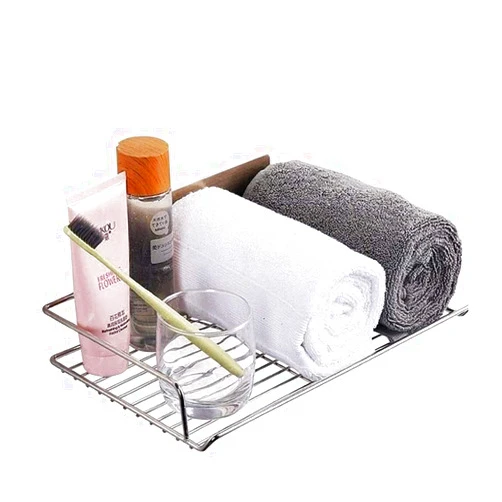 JYMBK Bathroom rack Bathroom shelf wall-mounted Bathroom Shelf Shower Caddy,Bathroom Shelves of Traceless Instal and Shower Rack with Towel Hanger Space Aluminum Towel Rack Shower &kitchen Shelf Wall-