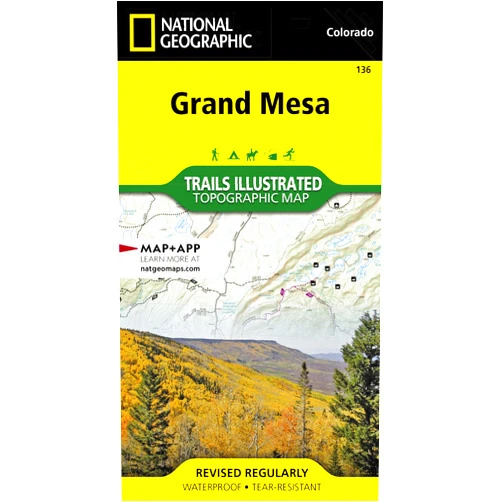 By National Geographic Maps - Trails Illustrated (Author) Grand Mesa Map (National Geographic Trails Illustrated Map, 136)