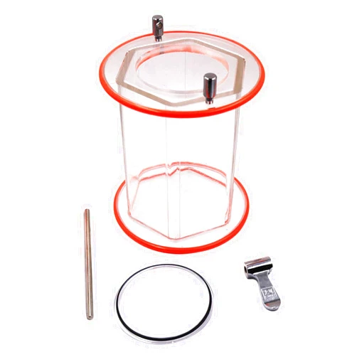 DYNWAVE 14.5cm Barrel Drum Clear 6808 Jewelry Polisher Tumbler Parts Jewelry Rotary Tumbler Replacement Kit Surface Polisher Accessories