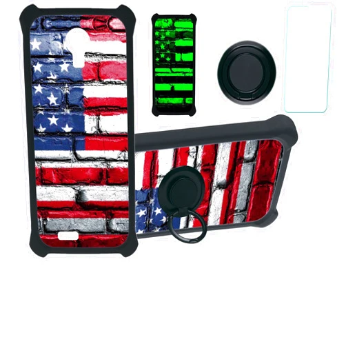 jioeuinly Maze Speed Ms5539g Case Compatible with Maze Speed Ms5539g Phone Case Cover [with Tempered Glass Screen Protector][Hard PC + Soft Silicone][Luminous Effect] YGH-GQ