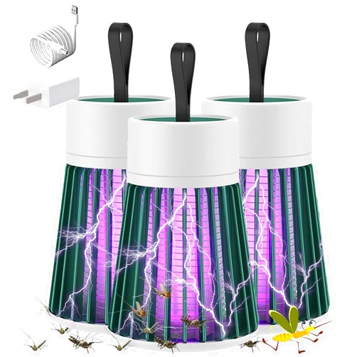 KERSWAR Mozz Guard - 2025 Upgrade Mozzguard Pro 2 in 1 Portable Cordless Outdoor Waterproof Camping Lamp, Mute and USB Charing with Lighting, Ultra Long Battery Life, for Indoor, Garden, Camping Etc (3 pcs)