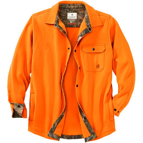 Legendary Whitetails Men's Big Woods Fleece Shirt Jacket