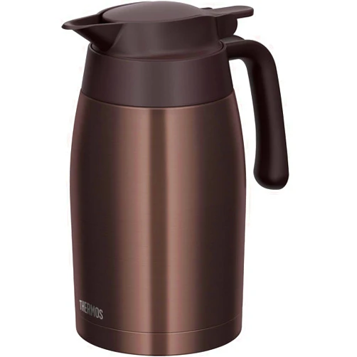 Thermos TTB-1500 DBW Stainless Steel Pot, 0.5 gal (1.5 L), Dark Brown