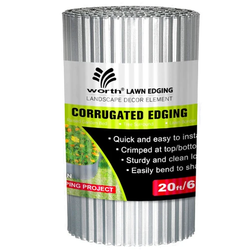 Worth Garden Landscape Lawn Corrugated Edging - 10