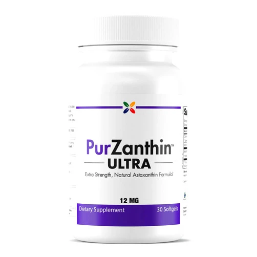 Stop Aging Now PurZanthin Ultra Natural Astaxanthin 12 MG Softgels (1 Pack)