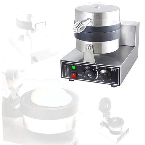 Eastnmythet Ice Cream Sandwich Press Machine Hamburger Waffle Maker Mold for Home & Commercial, 4 Inch 1200W 50-300℃ Non Stick Burger Maker
