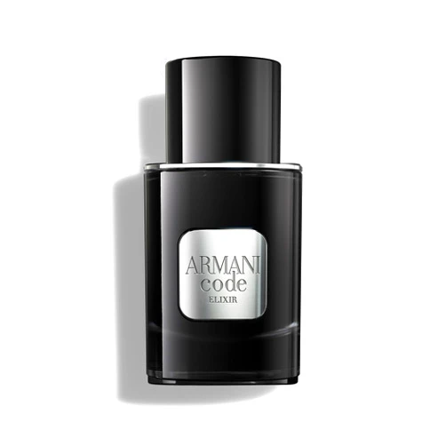 Armani Beauty – Code – Elixir – Cologne for Men - Ambery & Spicy - With Green Mandarin, Leather Accord, & Tonka Bean – 1.6 Fl Oz