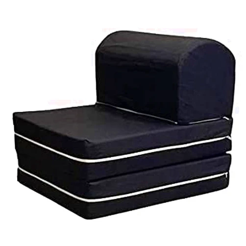 Emurphybed Futon Furniture Flip Foam Chair Bed Studio Guest Foldable Chair Beds, Foam Sofa, Couch, Space Saving