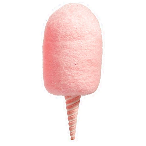 RAZ Imports Cotton Candy Ornament – Light Pink, Handcrafted Christmas Decoration