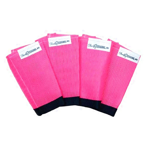 Shoofly Horse Leggins, Patented Loose Fitting Boots, Reduce Stomping, Stress & Fatigue, Breathable Plastic Mesh (Pink/Mini)