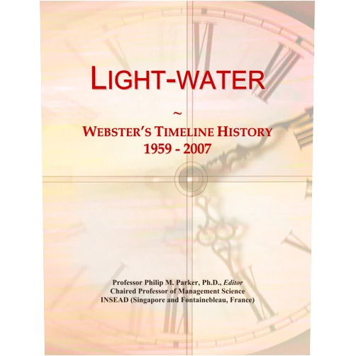 Icon Group International Light-water: Webster's Timeline History, 1959 - 2007