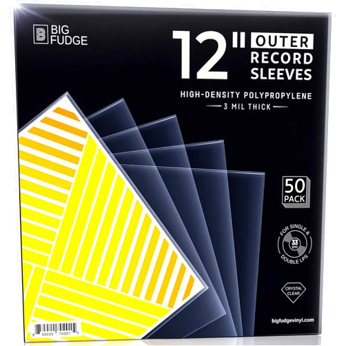 BIG FUDGE 50x Vinyl Record Sleeves 12