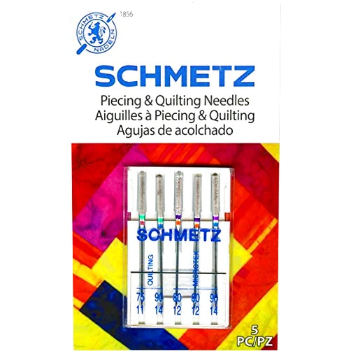 Schmetz Piecing & Quilting Needles-Machine, None 10