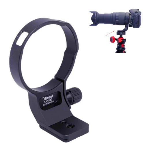 OYANIA CNC Lens Collar Tripod Mount Ring Compatible with Tamron 18-400mm f/3.5-6.3 Di II VC HLD B028 (EF/F Mount), Lens Support Holder Bracket Bottom is Arca-Swiss Fit Quick Release Plate