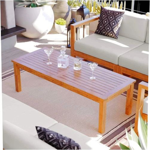 Modway EEI-4122-NAT Upland Patio Teak Wood, 59