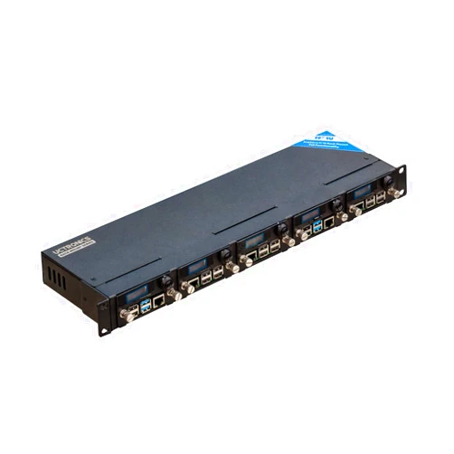 Arducam UCTRONICS for Raspberry Pi Rackmount Complete Enclosure 2.0 with PoE Functionality, Front Removable 19