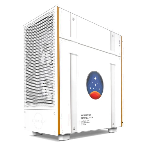 NZXT H5 Flow Starfield | Compact ATX Mid-Tower PC Gaming Case | High Airflow Perforated Front Panel | Tempered Glass Side Panel | Cable Management | 2 x 120mm Fans Included | 280mm Radiator Support