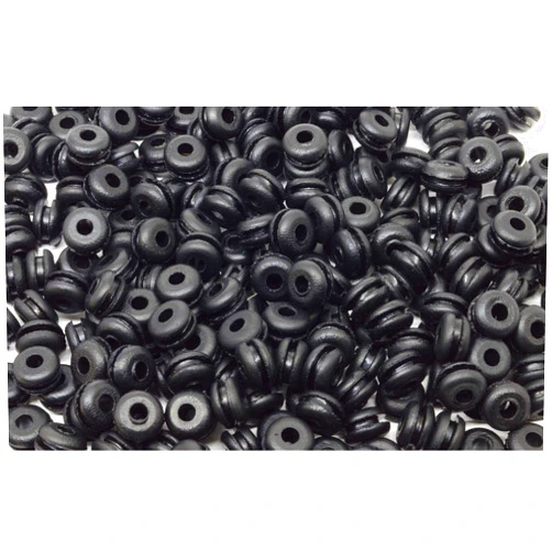 Dangoodbuy Black SBR Rubber Push-in Grommet - Inner Diameter 1/8