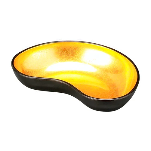 Fukui Craft 55011500 Matsukasa Small Pot, 5 Size, 2-Color Gold Foil, Black Coating