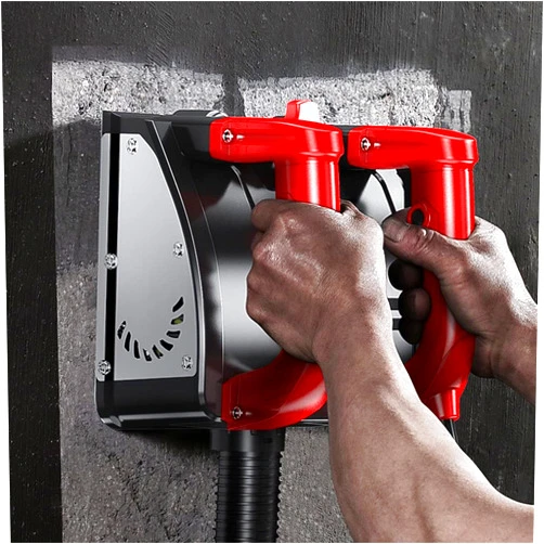 ALUNYAN Electric Wall Planer No Dead Angle Shovel Wall Dust-Free Shovel Wall Machine Putty Grinding Polishing Refurbished Tools，Wall Concrete Electric Tool Rough Planer