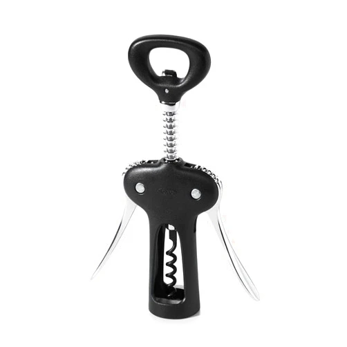 OXO Good Grips Winged Corkscrew and Bottle Opener, Black