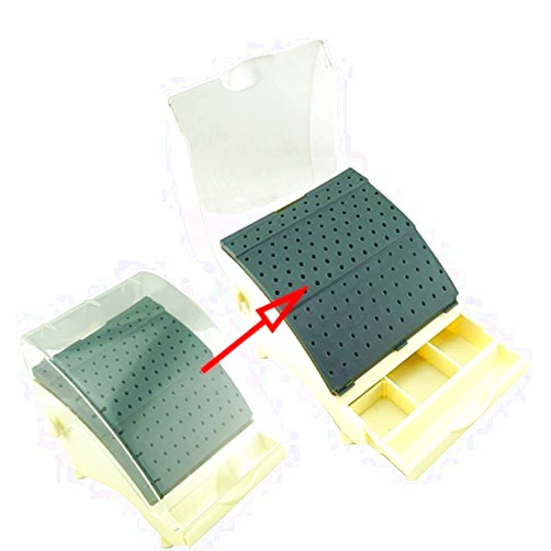 Fencia Dental Bur Block Files Storage Box with 142 Holder