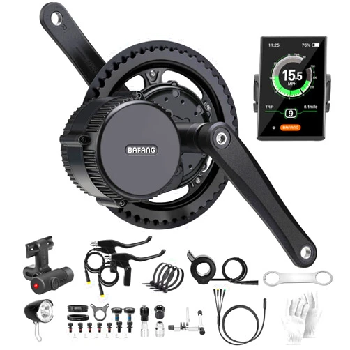 Bafang Electric Bike Conversion Kit Mid Motor BBS-HD 48 V 1000 W Motor Accessories Display Optional Kit Downtube Battery