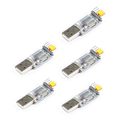 EC Buying 5Pcs USB to TTL Serial Module CH340 Module USB to Serial Port Module Adapter Board for STC Microcontroller Download Module