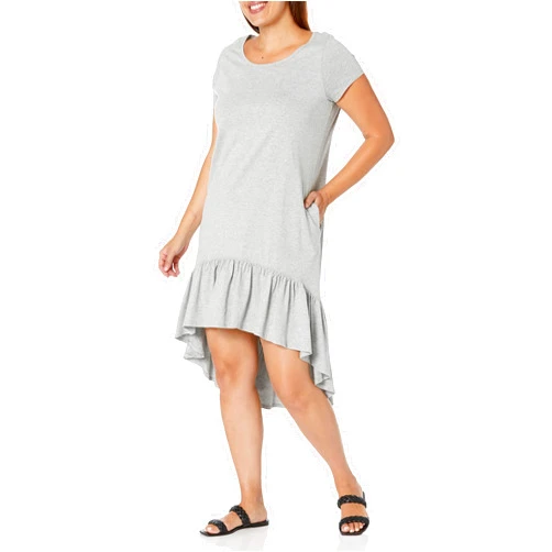 Zim and Zoe Women's Plus Size Dress Ella Ruff PLN