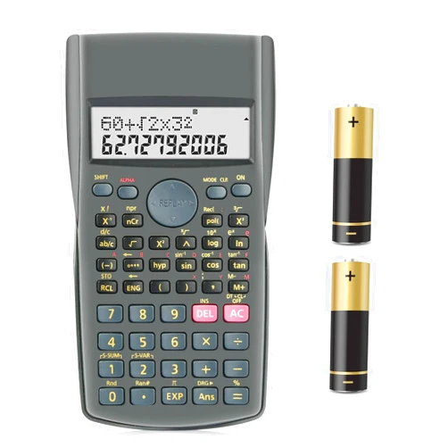 HIHUHEN 2-Line Engineering Scientific Calculator Function Calculator for School and Business (HY-82MS)