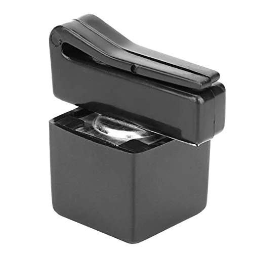 Dilwe Snooker Cue Chalk Holder, Portable Magnetic Snooker Belt Clip Chalk Holder for Billiards Snooker