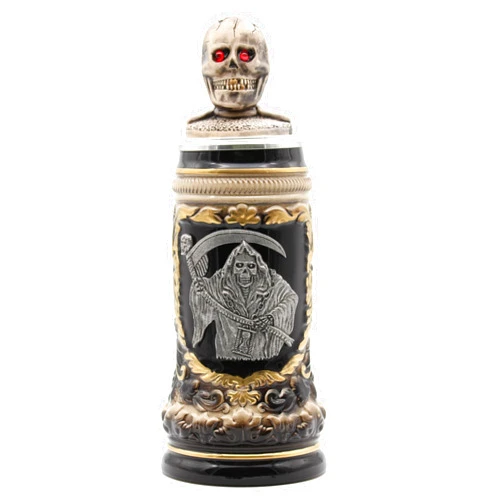 Zöller & Born Grim Reaper Beerstein with Skull