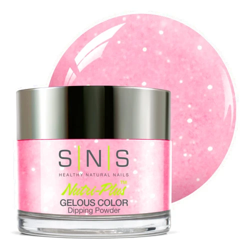 SNS Healthy Natural Nails SNS Nail Dip Powder, Gelous Color Dipping Powder - It's A Girl (Pink/Pastel, Shimmer), BOS18 - Long-Lasting Acrylic Nail Color & Polish Lasts 14 Days - Low-Odor & No UV Lamp Required - 1 oz