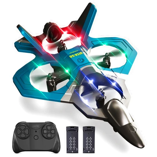4DRC Foam RC Plane for Adults Kids, Remote Control Airplane Toys for Boys Kids Adults Beginners, RC Planes Fighter Jet Helicopter Drones for Kids Adults, 360° Flip Easy to Fly