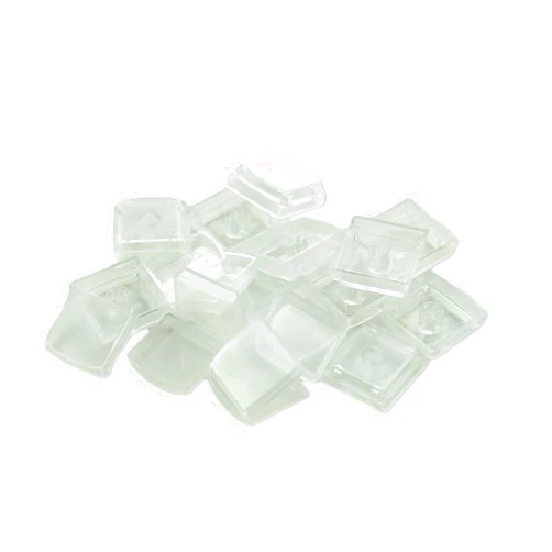 X-keys Keycap Cherry MX Compatible (Single, Transparent, 10 Pack)