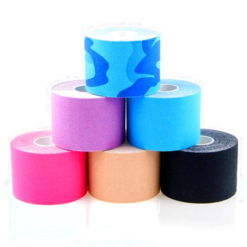AUPCON Kinesiology Tape Elastic Kinesiology Therapeutic Athletic Tape Hypoallergenic Breathable Cotton Sports Muscle Tape Therapy Recovery Support for Knee Shoulder Ankle Elbow Shin Neck Splints