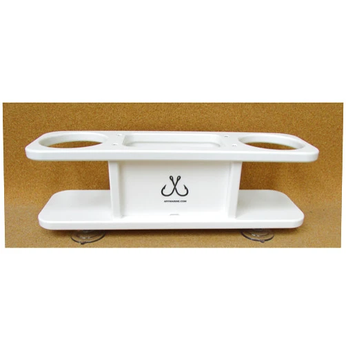 APF Marine Two Beverage Cup Holder w Storage Box Catch All