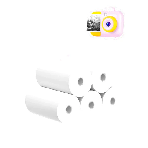 UYRUREL 5 Rolls Kids Instant Camera Print Refill Paper for stinaolt SYL29,UYRUREL Eco-friendly Thermal Printing Paper for Children's Camera,Instant Printing Without Jams.