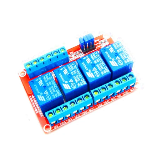 HiLetgo 12V 4 Channel Relay Module with OPTO-Isolated Support High and Low Level Trigger