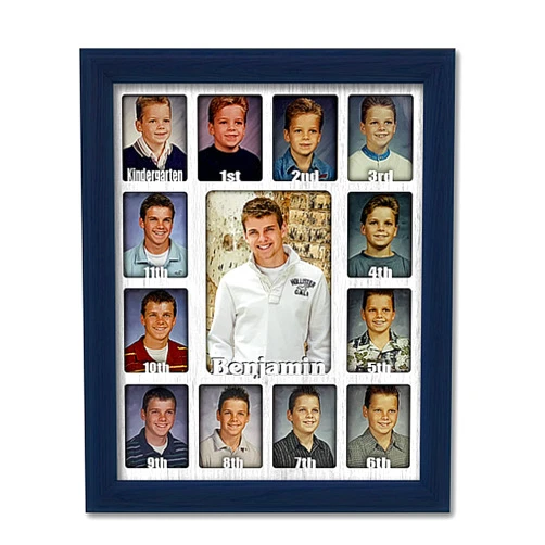 NORTHLAND FRAMES AND GIFTS, INC. Northland School-Years Personalized Picture Frame - Holds Twelve 2.5