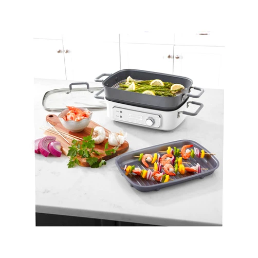 Cuisinart GR-MC3CB STACK5 Multifunctional Grill with Glass Lid