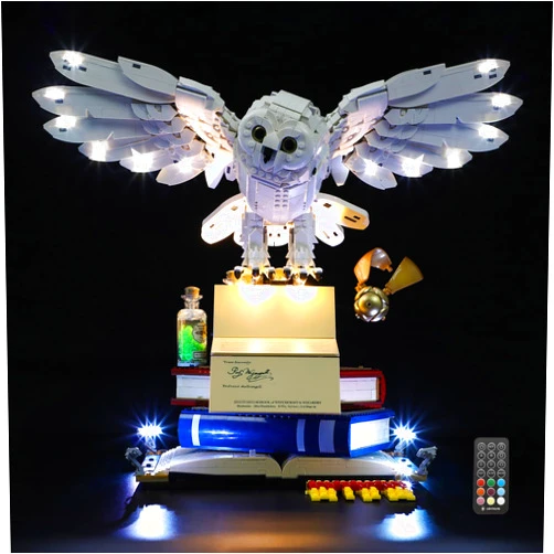MENZAVA LED Light Set Compatible with Lego 76391 Hogwarts Icons - Collectors' Edition Harry Potter Building Blocks Model - Model Set NOT Included