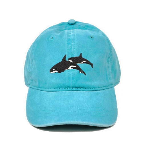 Lufufu PD Orca killer whale embroidered cap hat